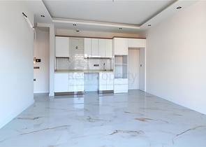 شقة مودرن 1 + 1 بالقرب من الشاطئ في منطقة أوبا