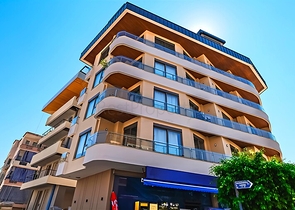 شقة مودرن 1 + 1 بالقرب من الشاطئ في منطقة أوبا