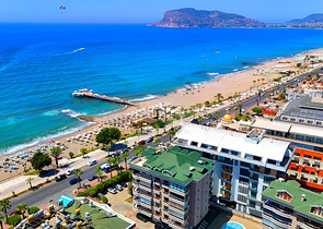 بنتهاوس واسع على البحر مع إطلالة وراحة 