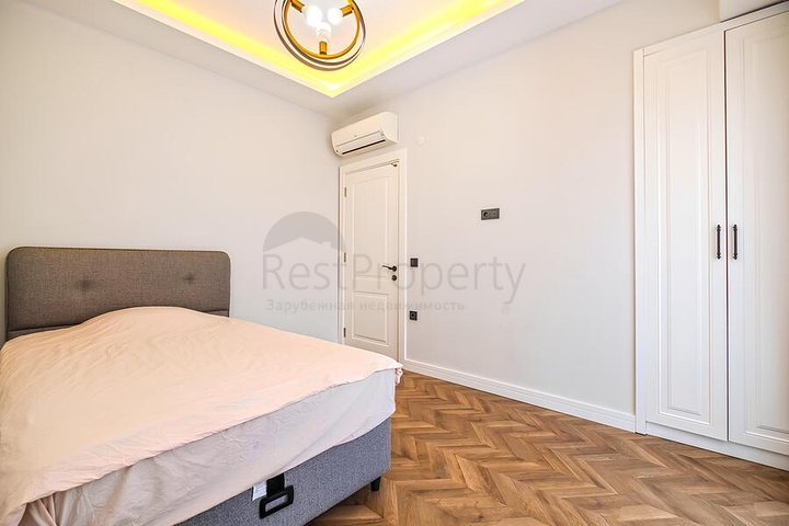 بنتهاوس فاخر 4 + 1 مع إطلالات بانورامية على البحر في وسط ألانيا