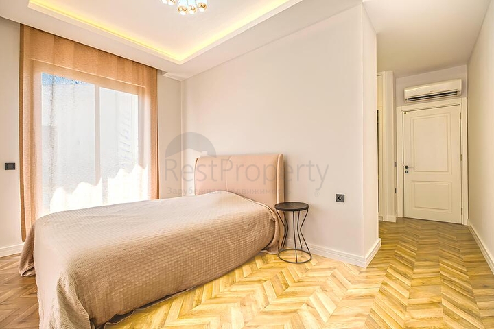 بنتهاوس فاخر 4 + 1 مع إطلالات بانورامية على البحر في وسط ألانيا