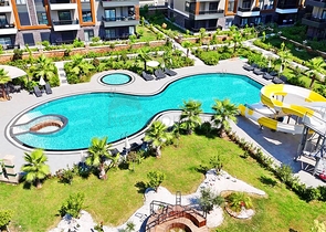 شقة مريحة 1 + 1 في منطقة أوبا 