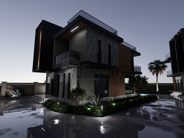 فلل 4 + 1 معروضة للبيع في منطقة دوشيميالتي - أنطاليا 