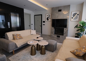 فيلا حديثة مع إطلالة بانورامية على البحر في كارجيجاك