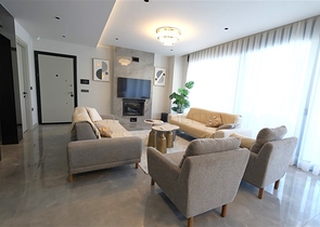 فيلا حديثة مع إطلالة بانورامية على البحر في كارجيجاك