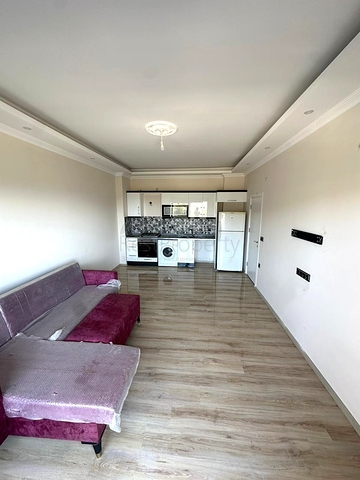 شقة مودرن 1 + 1 مطلة على البحر في دميرتاش