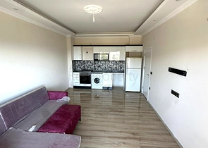 شقة مودرن 1 + 1 مطلة على البحر في دميرتاش