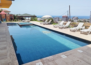 شقة مودرن 1 + 1 مطلة على البحر في دميرتاش