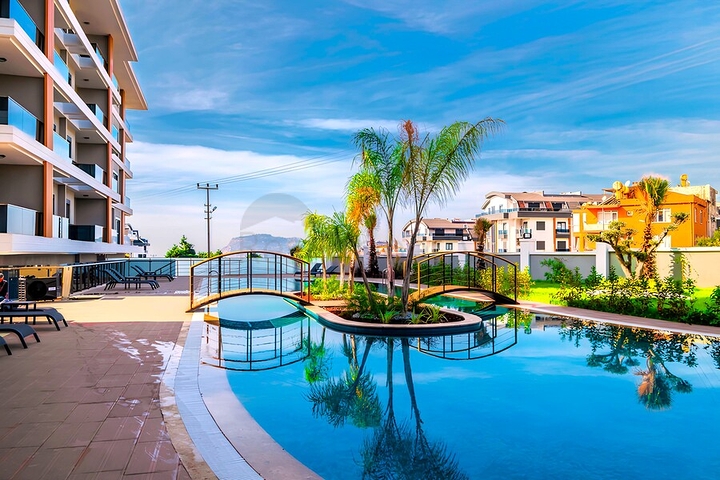 موي أوبا ريزيدنس-دوبلكس مع مسبح خاص في منطقة أوبا المرموقة ، ألانيا