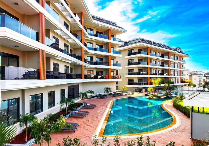 موي أوبا ريزيدنس-دوبلكس مع مسبح خاص في منطقة أوبا المرموقة ، ألانيا