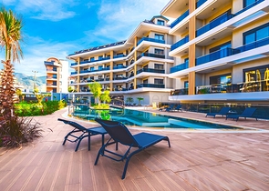 موي أوبا ريزيدنس-دوبلكس مع مسبح خاص في منطقة أوبا المرموقة ، ألانيا