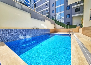 شقة مريحة 2 + 1 في مجمع حديث في محمودلار