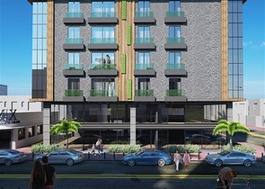 شقة حديثة 1 + 1 للإيجار في وسط ألانيا بالقرب من الشاطئ