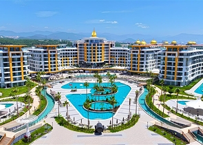 شقة حديثة 2 + 1 في مجمع سكني جديد على البحر في منطقة توركلر