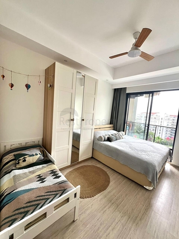 شقة حديثة مع بنية تحتية كاملة في أفسلار