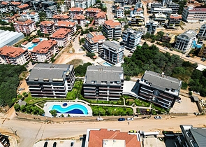 بنتهاوس 6 + 1 مع تراسات في منطقة أوبا