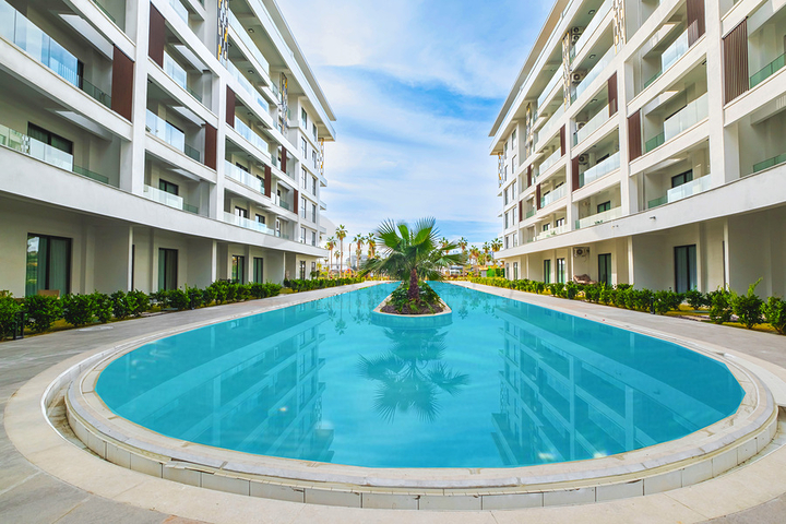 غرفتين 2 + 1 حديقة دوبلكس مع تراس خاص في منطقة توركلر