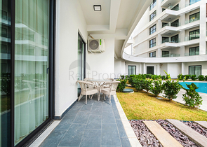 غرفتين 2 + 1 حديقة دوبلكس مع تراس خاص في منطقة توركلر