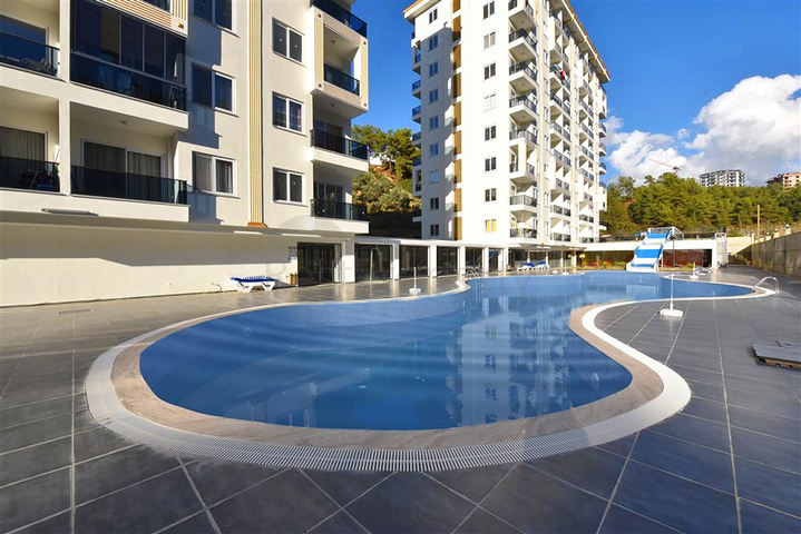 شقة بغرفة نوم واحدة 1+1 في الجزء الأخضر من منطقة أفسالار مع بنية تحتية غنية