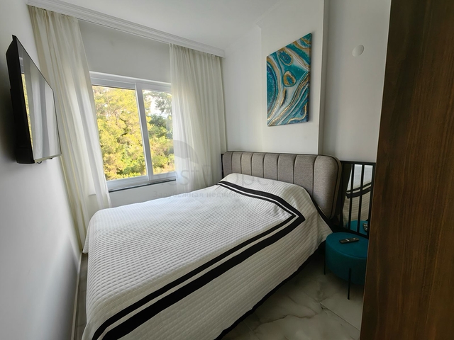 شقة بغرفة نوم واحدة 1+1 في الجزء الأخضر من منطقة أفسالار مع بنية تحتية غنية