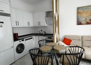 شقة بغرفة نوم واحدة 1+1 في الجزء الأخضر من منطقة أفسالار مع بنية تحتية غنية