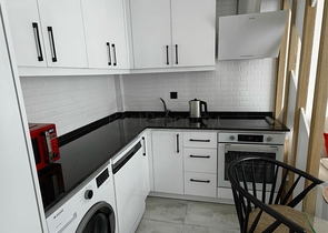 شقة بغرفة نوم واحدة 1+1 في الجزء الأخضر من منطقة أفسالار مع بنية تحتية غنية