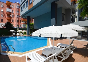 شقة حديثة 1 + 1 في وسط ألانيا