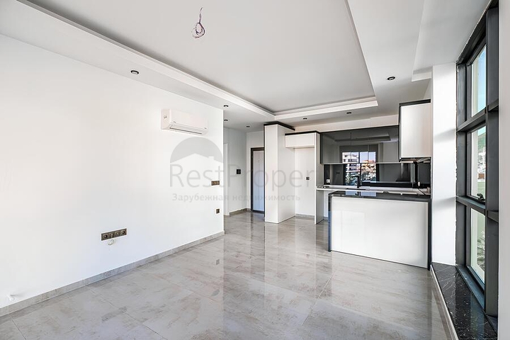 شقة حديثة 1 + 1 في مبنى جديد في حي كليوباترا