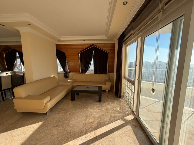 شقة مفروشة 2 + 1 مع بنية تحتية كاملة للمجمع