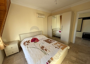 شقة مفروشة 2 + 1 مع بنية تحتية كاملة للمجمع